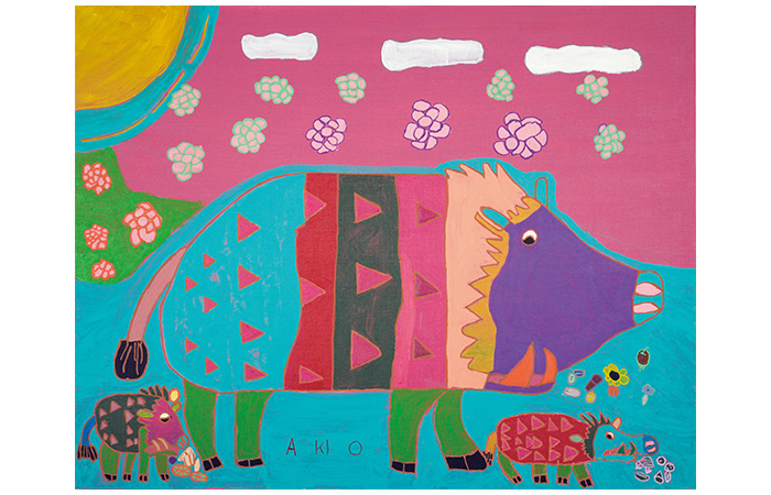 いのししの子供たち