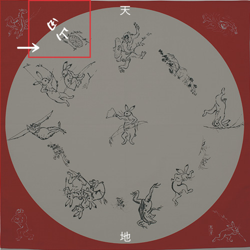 通常の名入れ位置