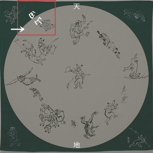 通常の名入れ位置