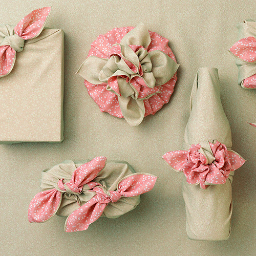 ふろしきラッピングにおすすめのリバーシブルなふろしき