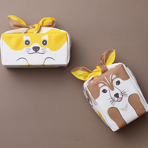ふろしきラッピングにおすすめの48 どうぶつコチャエ