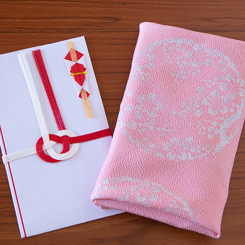 唐長 正絹ちりめん友禅