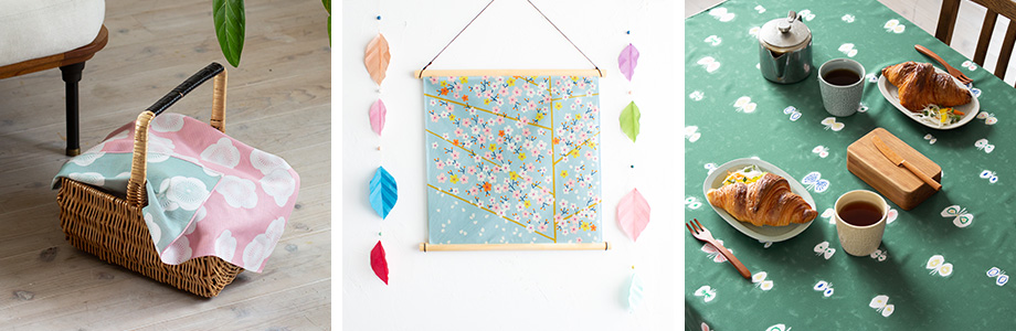 テーブルクロスやランチョンマット使い