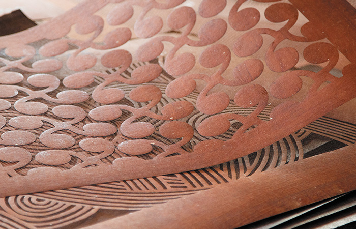 伊砂文様の型紙