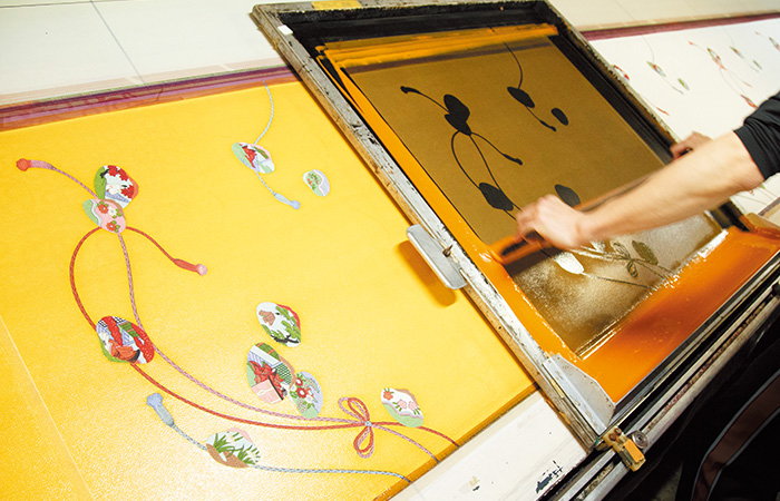 正絹ちりめん友禅