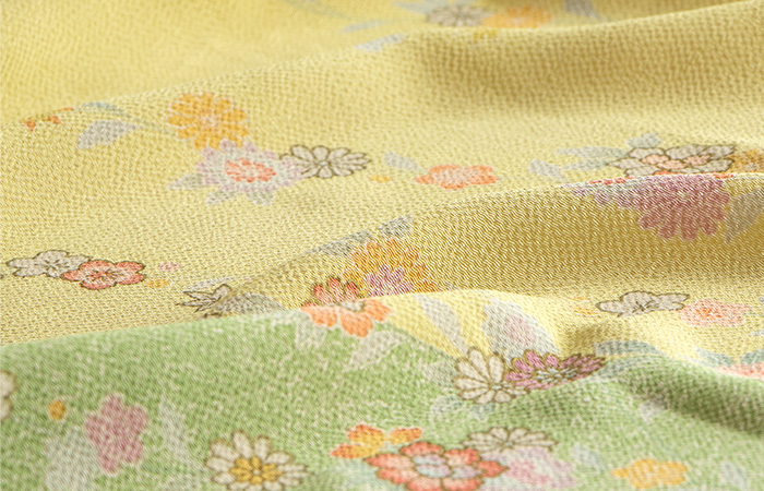 正絹ちりめん友禅