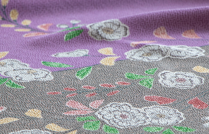 正絹ちりめん友禅