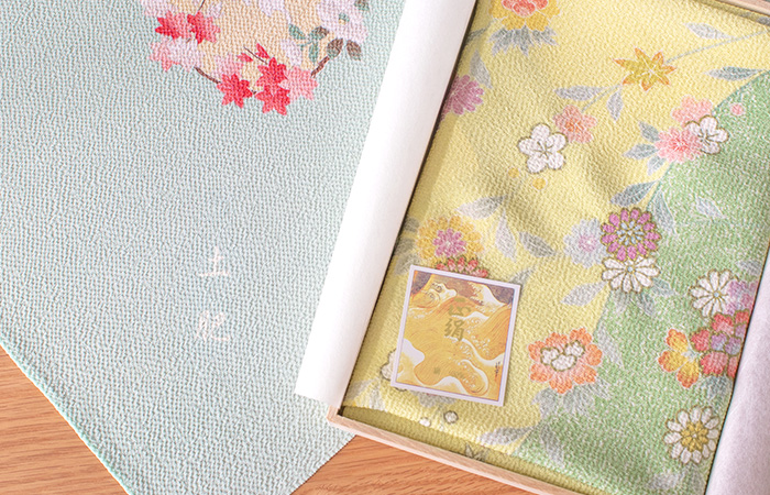 正絹ちりめん友禅