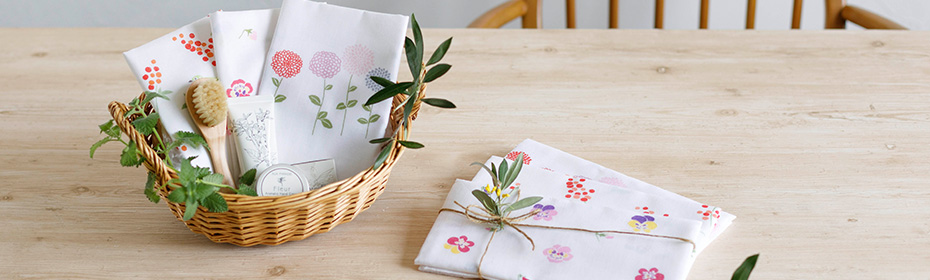 ガーゼはんかち・手拭い