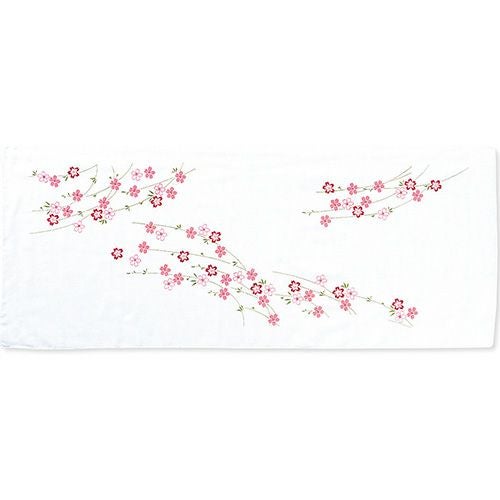 ガーゼ手ぬぐい【袋入】満開桜 ピンク | ふろしき むす美 オンライン