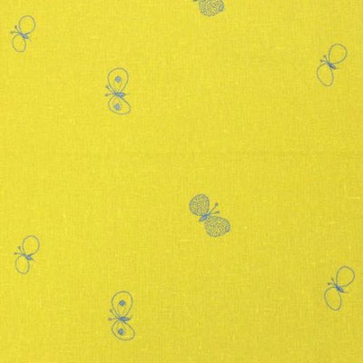 100 ミナペルホネン リネンエンブロL【箱入】choucho イエロー/ピーコック