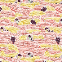 ねこととり ピンク