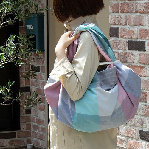 ふろしきパッチン PP ホワイト〔70cm-115cmのふろしき対象