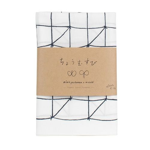 100 ミナ ペルホネンオーガニック soffione グリーン | ふろしき むす