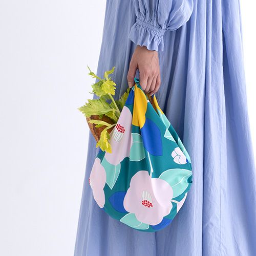 70 Adeline Klam アクアドロップ つばき グリーン(撥水加工
