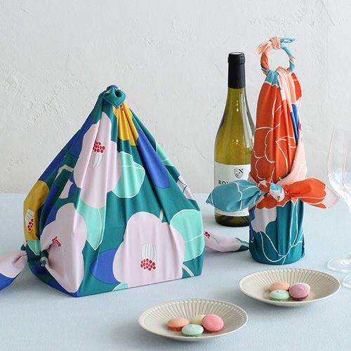 70 Adeline Klam アクアドロップ つばき グリーン(撥水加工