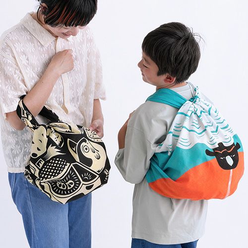 100 コチャエむすび 郷土玩具 ブラック | ふろしき むす美 オンライン
